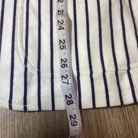 Ralph Lauren White Striped Cotton Blazer – Women’s Size 8 – Pre-Owned - Picture 5 of 8